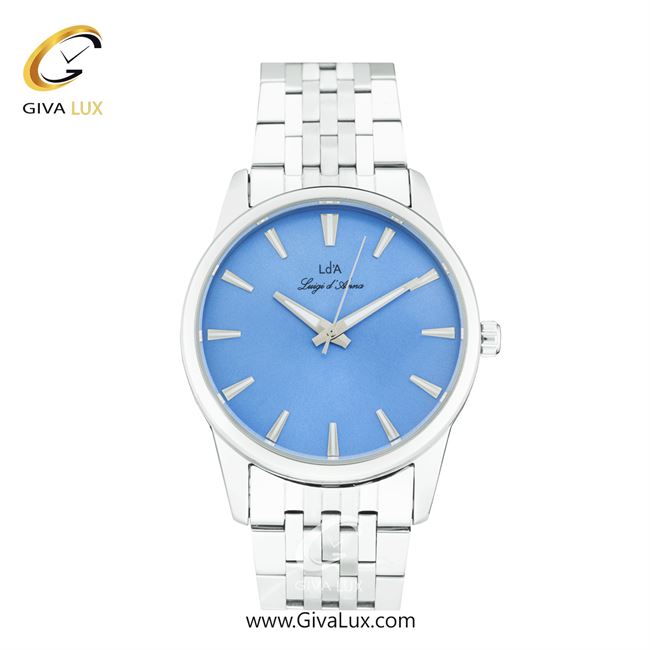 ساعت مچی اورجینال زنانه LdA | لوئیجی د آنا | Luigi d'Ana نقره ای | نقره ای| آبی| کد رفرنس 2483